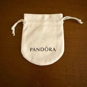 Pandora Ivory Gift Or Storage Bag For Jewelry
